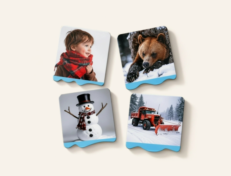WittySprout Winter Magnets Pictures